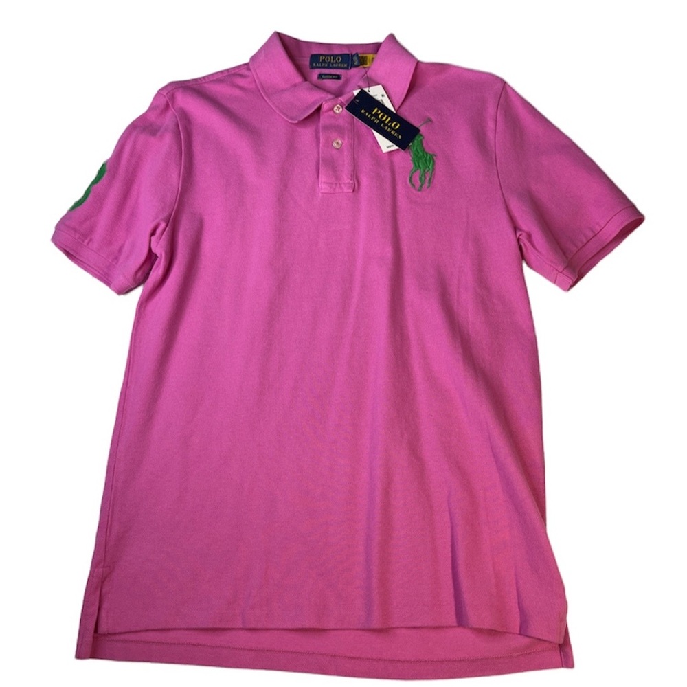 Polo Ralph Lauren Classic Fit Polo Embroidered Logo Shirt Size XL (18-20)